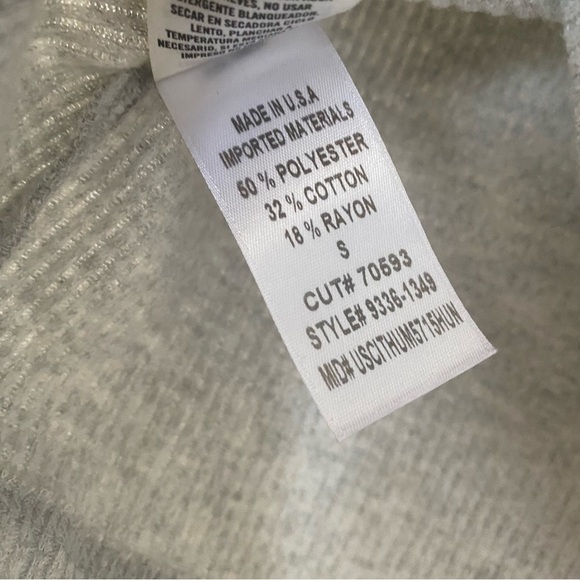 Citizens of Humanity Bree Baby Tee in Heather Grey - Picture 7 of 7